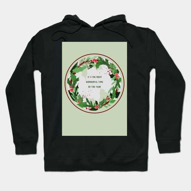 Best wishes Merry Christmas Hoodie by enchantedrealm